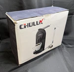 Chulux QF-CM831V White & Black 120V Espresso Machine With User Manual Open. Price: $54.99.