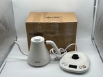 Mecity Electric Gooseneck Kettle 1200 Watt, 0.8L, 120V, Off White (HB-3166M) Open. Price: $49.95.