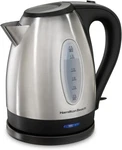 Hamilton Beach Electric Tea Kettle, Water Boiler & Heater, 1.7 Liter, Cordless New. Price: $59.38.