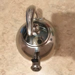 Viking 3-PLY Stainless Steel Whistling Tea Kettle, 2.6 Quart Used. Price: $70.00.