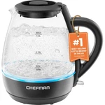 Chefman 1L Electric Glass Kettle W/ Led Indicator Light, Automatic Shutoff New. Price: $49.99.