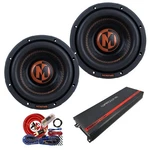 Warzon 2200 Watts Car Amp + 2X Memphis MJP822 1500W Elite Subwoofers Kit New. Price: $539.99.