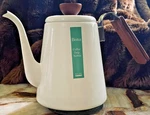Hario Bona Enamel Pour Over Coffee Kettle-new (small Chip-see Pics). Price: $27.00.