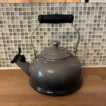 Brand New Creuset Demi 1.7 Qt 1.6 Gray Fade *whistling Tea Kettle Open Box. Price: $57.00.