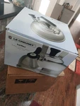Creuset Stainless Steel Whistling Stovetop Tea Kettle 1.7 Qt New Box. Price: $145.00.