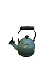 Creuset Tea Kettle Blue 1.25 Qt -1.1L Pot Demi Ombre Used. Price: $27.99.