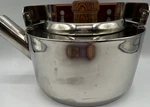 Farberware 763 Stainless Steel Stove Top Kettle 1.5 Qt 1.4 Ltr Ergonomic Handle Used. Price: $25.00.