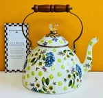Mackenzie-childs 89236-386 Wildflowers Green Qt. Tea Kettle **scratch Dent** New. Price: $149.99.