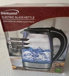 Brentwood KT-1900BK Glass Electric Kettle 1.7L Cordless Auto Shut Off New. Price: $16.79.