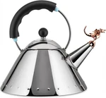 Alessi Tea Rex Kettle Stainless Steel With Prehistoric Reptilian Whistle Used. Price: $119.99.