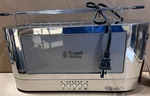 Russell Hobbs Glass Series Long Slot Toaster, Silver & Stainless Steel 2-SLICE Open. Price: $43.00.