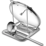 Wagensteiger Foldable Stainless Steel Pot Lid Rest, Ladle Holder, Multifuncti... New. Price: $30.48.