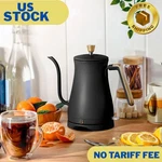 1-LITER Electric Gooseneck Kettle 1200 W, Black Sesame By Drew Barrymore New. Price: $34.96.