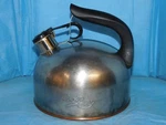 Vintage Paul Revere Ware 1801 Copper Bottom Whistling Tea Kettle China CUO3 Used. Price: $25.00.