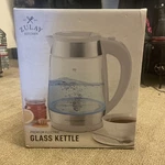 Zulay Kitchen Premium Electric Glass Kettle New. Price: $25.00.