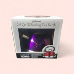 Kitchenworks 2.5 Qt. Whistling Tea Kettle Purple New Open Box. Price: $23.99.
