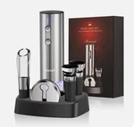 Moriank Electric Wine Opener Set With Stand, Gift Rechargeable New. Price: $28.59.