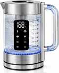 Digital Glass Electric Tea Kettle 1.7L With Color-changing Led Lights Temperatur New. Price: $87.99.