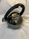 Chantal 2.5 Qt Whistling Tea Kettle Classic Loop Onyx Mirror Black Excellent! Used. Price: $42.00.