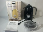 Harriet Electric Kettle 1.8L 1500W Stainless Steel Bright Black Thermometer Open. Price: $49.47.