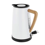 Chantal Oslo Cordless Electric Kettle (white), 1.8 Quarts,white Open. Price: $89.00.