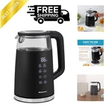 Elite Gourmet EKT8717 1.7L Dual Wall Cool Touch Electric Tea Kettle, Borosilicat New. Price: $50.88.