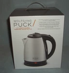 Wolfgang Puck Cordless Water Kettle Auto Shutoff Brushed Stainless New. Price: $19.98.