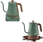 Electric Gooseneck Kettle Set - 6 Temp Control, 0.8L Stainless Steel, 1000W New. Price: $158.99.
