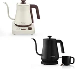 Electric Gooseneck Kettle Set With 6 Temp Controls & Led Display, 0.8L New. Price: $158.99.