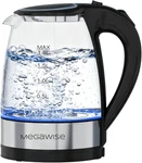 Megawise Electric Glass Kettle With Auto Shut-off (1.8L) New. Price: $32.99.