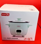 Dash Mini Rice Cooker 2-CUP Capacity 200 Watts Mint Green New Box. Price: $12.40.
