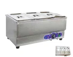 Techtongda 110V 3-POT Bain-marie Buffet Food Desktop Warmer Stainless Steel New. Price: $129.99.
