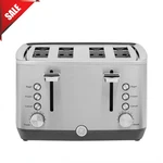 Ge 4-SLICE Toaster Stainless Steel Extra-wide Slots 7 Shade Settings 1500W New. Price: $60.99.