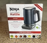 Ninja Precision Temperature Electric Kettle With 7 Presets Rapid Boil Cup New. Price: $40.00.