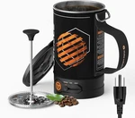 Stoke Voltaics Electric Kettle, 2-IN-1 Coffee Maker French Press New. Price: $135.45.