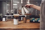 Japanese Fino Gooseneck Pour Over Coffee Kettle Stainless Steel - Or 1.2 Liter New. Price: $36.99.