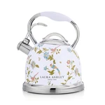 Vq Laura Ashley Elveden White 2.5L Stainless Steel Tea Kettle Stovetop Whistl... New. Price: $116.15.