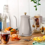 Beautiful 1-LITER Electric Gooseneck Kettle 1200 W, By Drew Barrymor New. Price: $76.89.
