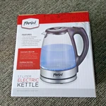 New 1.7 Electric Kettle Automatic Shut Off Boil-dry Protection Led Parini Glass. Price: $15.00.