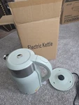 Electric Kettle 1.8 Liter 1100W Auto Shut-off And Boil Dry Protection Mint Green Open. Price: $17.00.