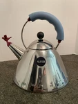 Michaelgraves Alessi Stainless Steel 18/10KETTLE Bird Whistle Blue Handle Italy New. Price: $150.00.
