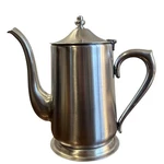 Vintage Brandware 18-8 Stainless 2 Qt Coffee Tea Pot Kettle Hinged Lid Japan Used. Price: $36.00.