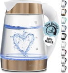 Zulay Kitchen 1.7L 1500W Electric Water Kettle Auto Shut-off, Rapid Boil New. Price: $59.61.