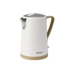 Pantrypro 1.7L 1500W Rapid-boil Electric Kettle 1.8 Quarts, Off-white Open. Price: $22.95.