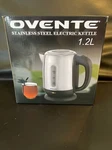 Ovente Electric Stainless Steel Kettle 1.2L Portable Auto Shut-off Silver KS22S New. Price: $29.90.