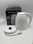 Ovente Electric Hot Water Kettle Boiler 1.7 Liter Stainless Steel White KD64W Used. Price: $19.95.